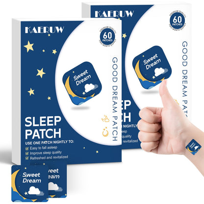 Sleep Patches for Adults Extra Strength Insomnia | Natural Patch of Magnesium and Sour Cherry Extract,Plant-Based Sleep Support, Easy to use, Suitable for Both Men and Women | 2 Box 120 Patches | HH11