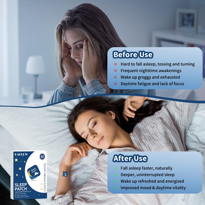 Sleep Patches for Adults Extra Strength Insomnia | Natural Patch of Magnesium and Sour Cherry Extract,Plant-Based Sleep Support, Easy to use, Suitable for Both Men and Women | 2 Box 120 Patches | HH11