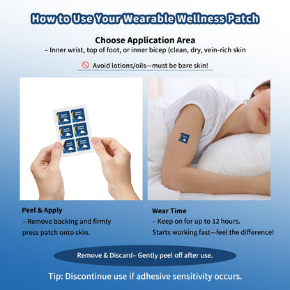 Sleep Patches for Adults Extra Strength Insomnia | Natural Patch of Magnesium and Sour Cherry Extract,Plant-Based Sleep Support, Easy to use, Suitable for Both Men and Women | 2 Box 120 Patches | HH11