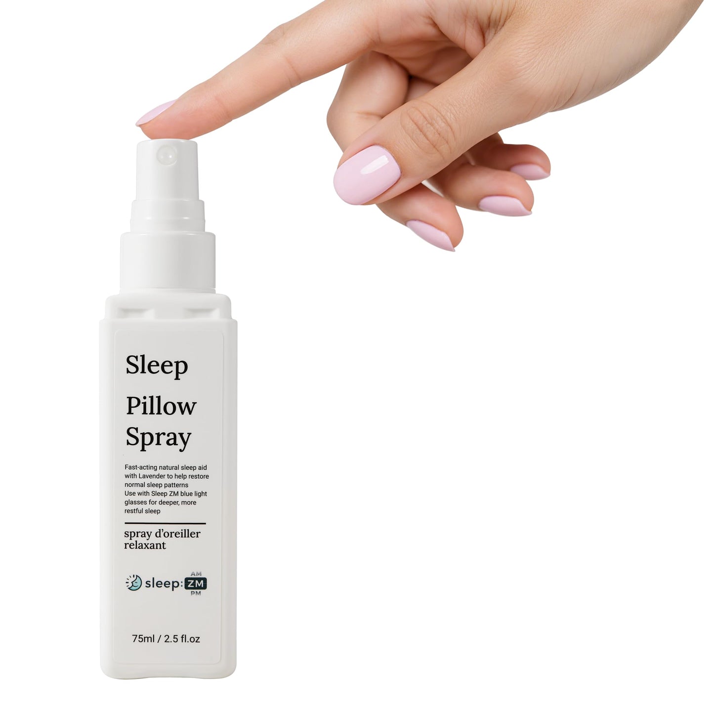 Sleep ZM Lavender Pillow Sleep Spray – Calming Aromatherapy for Deep Sleep (2.5 fl oz)