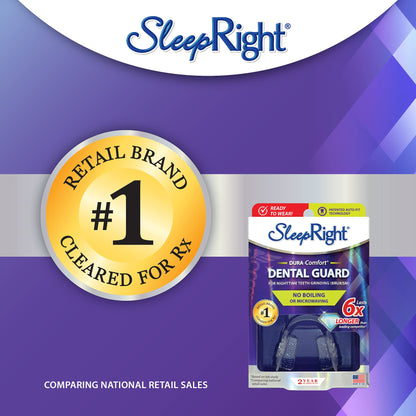 SleepRight Dura-Comfort Dental Guard – Mouth Guard to Prevent Teeth Grinding