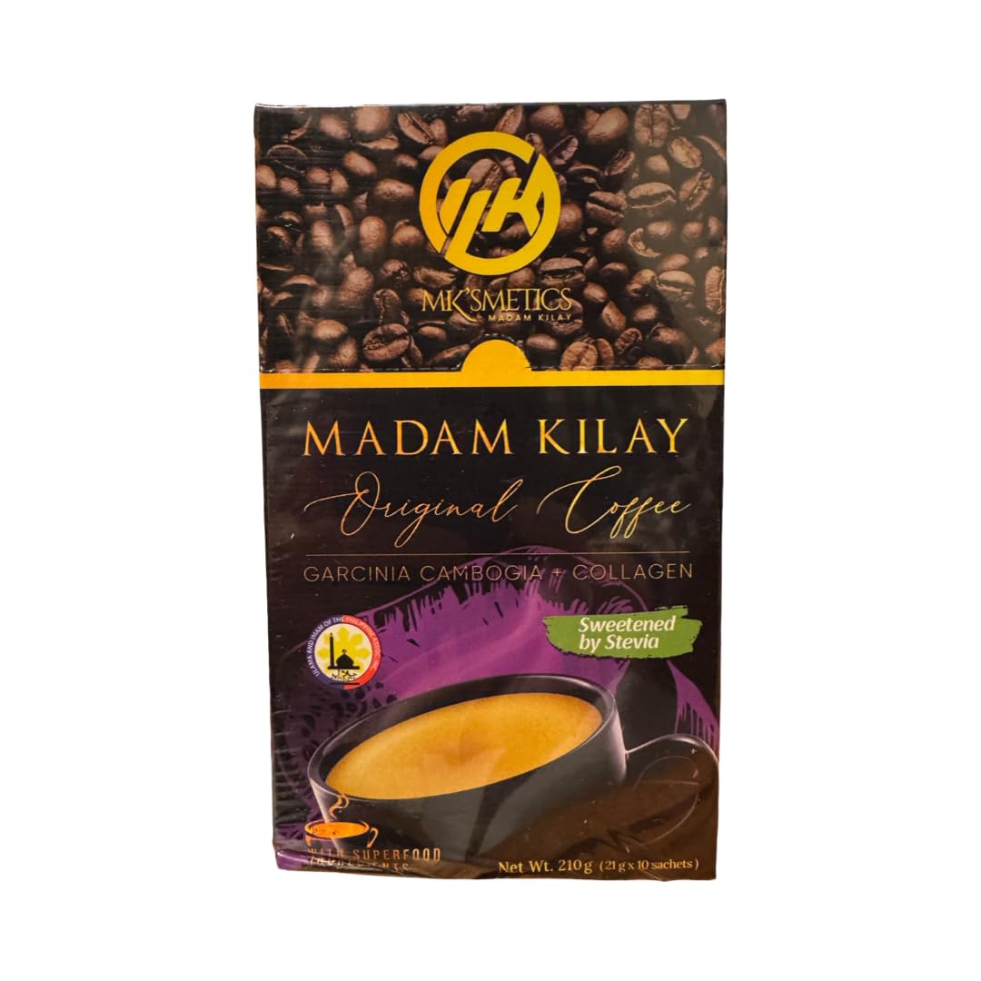 Slimming-K Coffee by Madam Kilay – Fat Burner + Collagen (21g), 10 Count (Pack of 1)