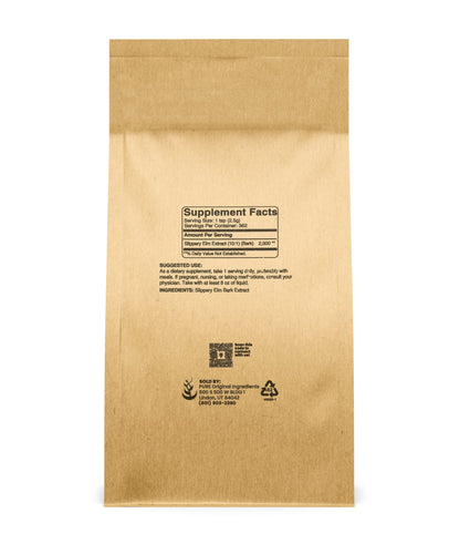 Slippery Elm Bark Powder (2lb) – Pure Original Ingredients | Pure & Natural, Vegan, Gluten-Free