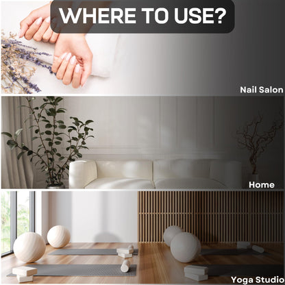 Smart Plug-in Diffuser with App Control – Waterless Cold Air, 500 Sq Ft (Black)
