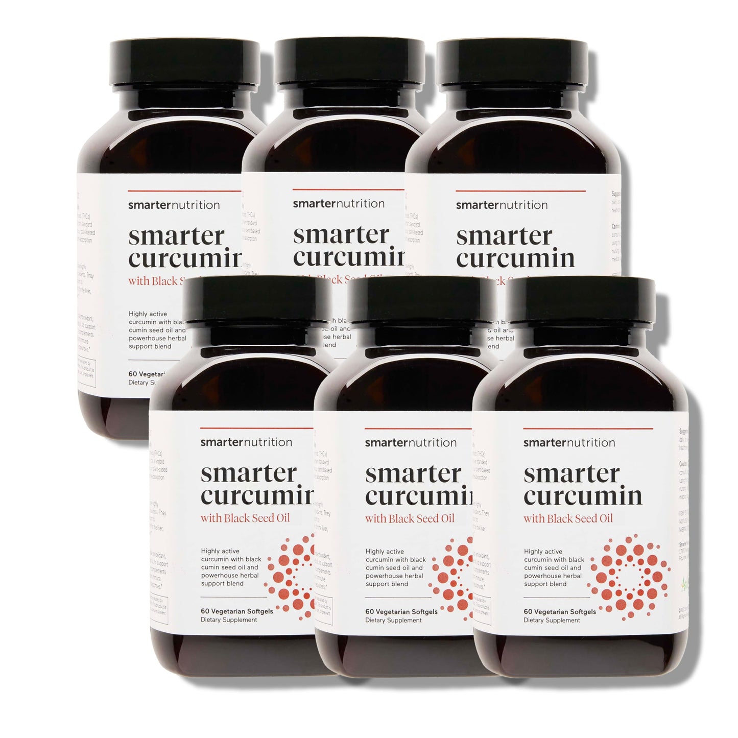 SMARTERNUTRITION Curcumin Softgels – Vegan 400 mg, High Absorption, Black Seed Oil & Ginger, 360 Ct