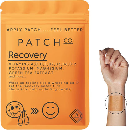 SMARTPOINT Post-Party Recovery Patches – Fast-Acting Transdermal Relief (24 Count)