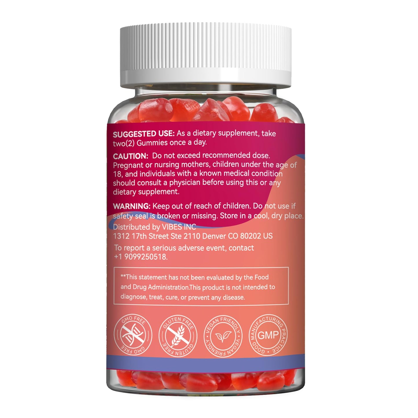 SmildeHeal Biotin Gummies 10,000 mcg – Hair Growth, Vegan, 120 Gummies