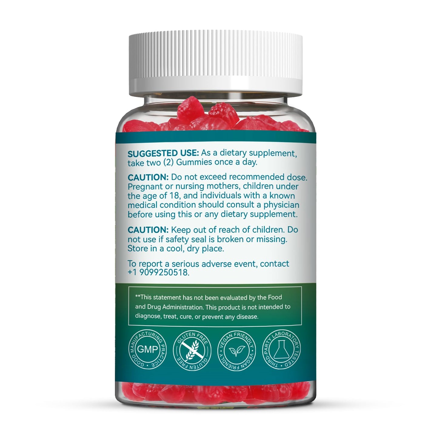 SmildeHeal Women's Multivitamin Gummies, Vitamins A, C, D3, E, K, B12, Calcium, Biotin, Folic Acid, Inositol, Multivitamin for Women for Daily Nutritional Support, 30 Day Supply - 60 Count