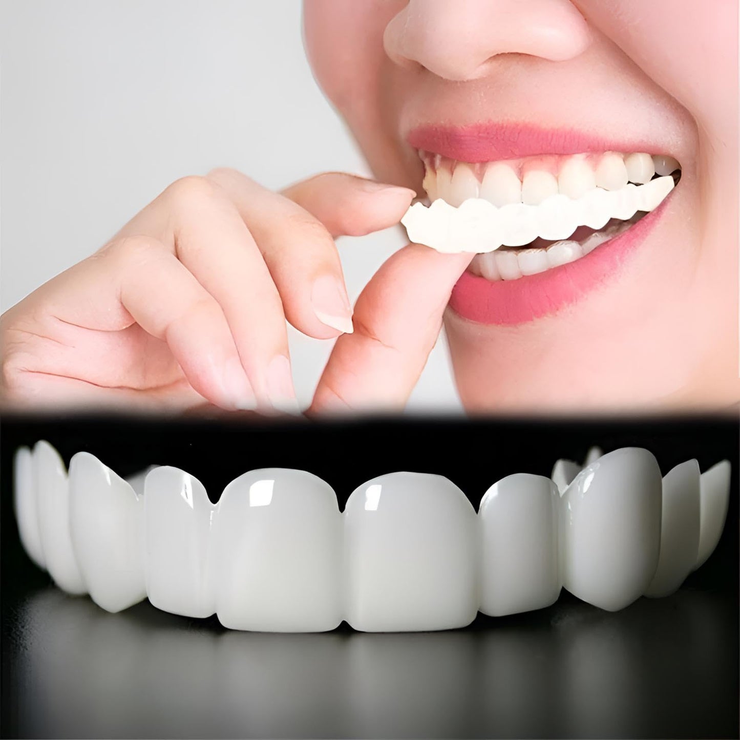 2 Pairs of Beautiful Smiles – Upper & Lower Teeth Set (Temporary Use)