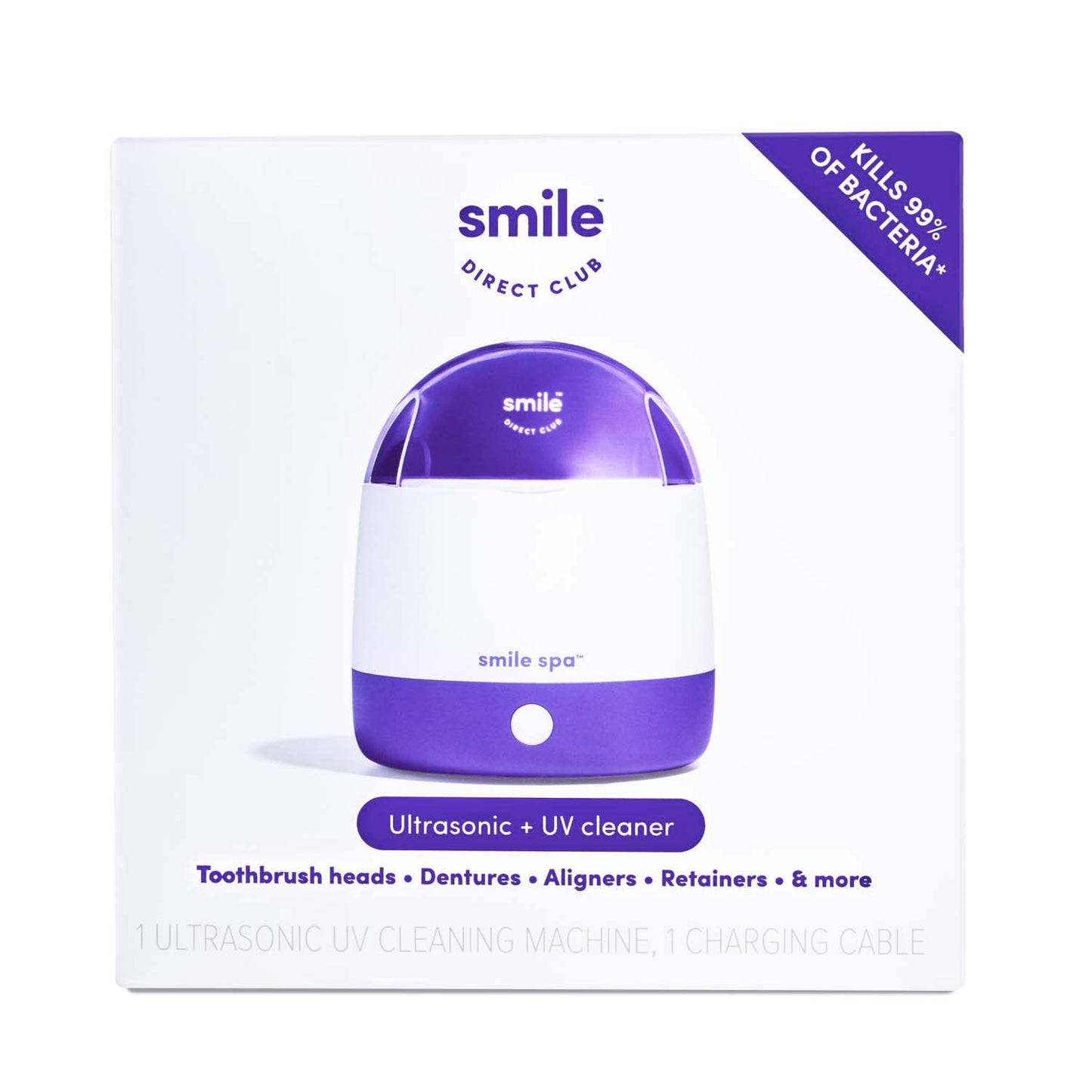 Smile Spa Ultrasonic & UV Cleaner for Aligners, Retainers | SmileDirectClub