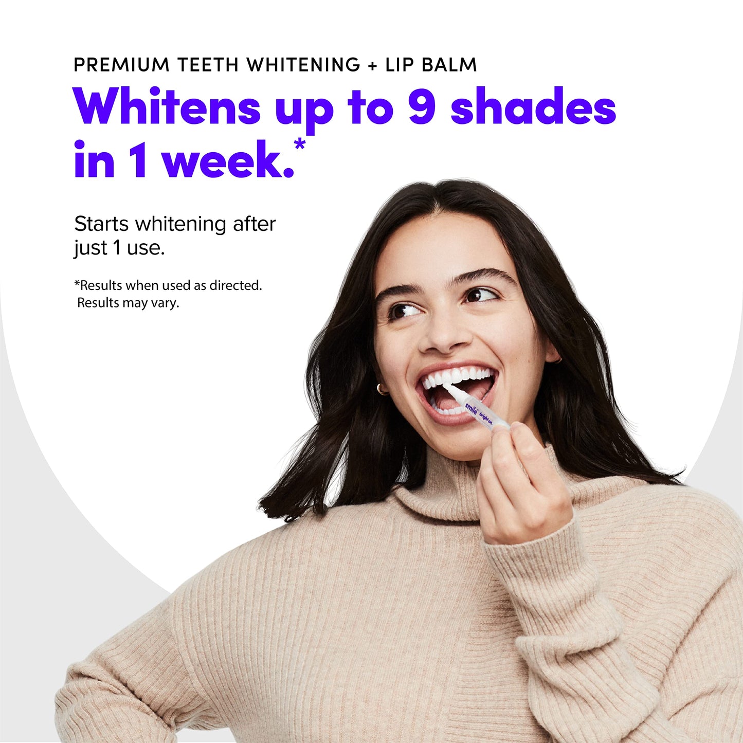 SmileDirectClub Teeth Whitening Kit with Lip Balm — 4-Pack, 1.4ml Gel Pens | Professional Strength