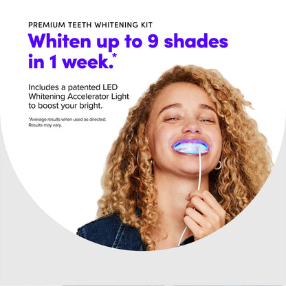 SmileDirectClub Teeth Whitening Kit with LED Light - 4 Pack, Hydrogen Peroxide