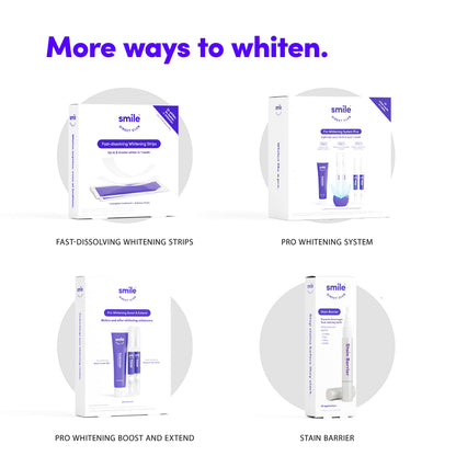 SmileDirectClub Teeth Whitening Kit with Lip Balm — 4-Pack, 1.4ml Gel Pens | Professional Strength