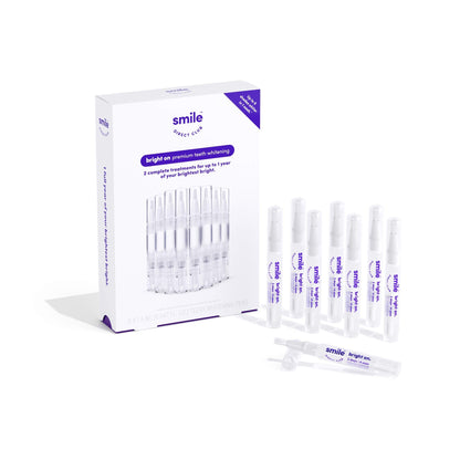SmileDirectClub Teeth Whitening Kit - 8 1.4ml Gel Pens, Professional Strength, Pain Free & Enamel Safe