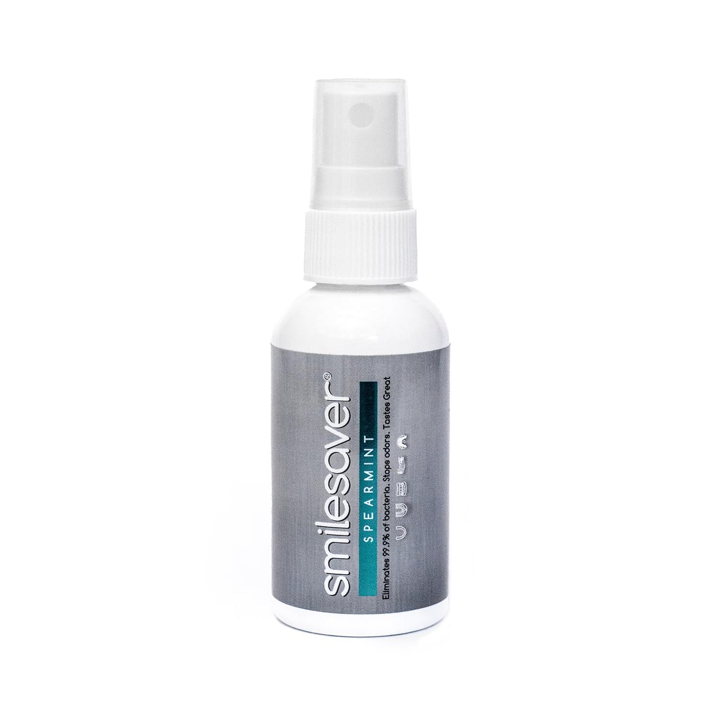 Smilesaver Retainer Cleaner - 30-Second Minty Spray for Aligners & Dentures