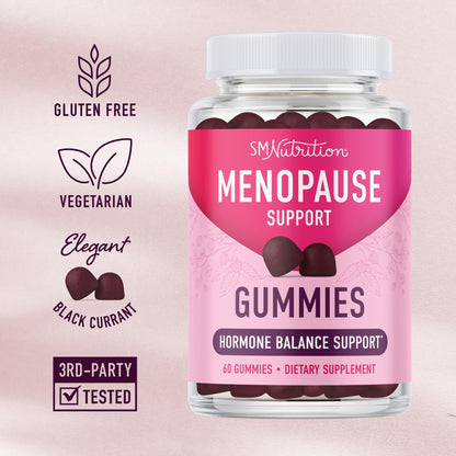 Menopause Support Gummies | Hormone Balance Relief for Hot Flashes & Mood | SMNutrition
