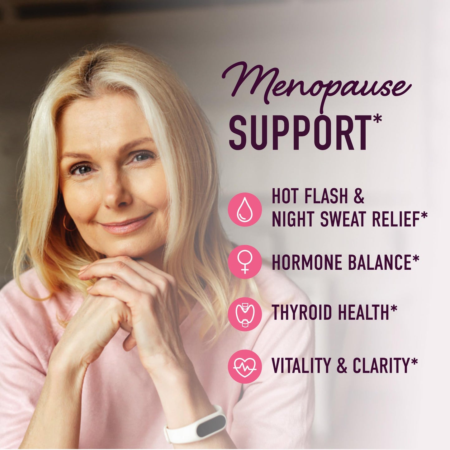Menopause Support Gummies | Hormone Balance Relief for Hot Flashes & Mood | SMNutrition
