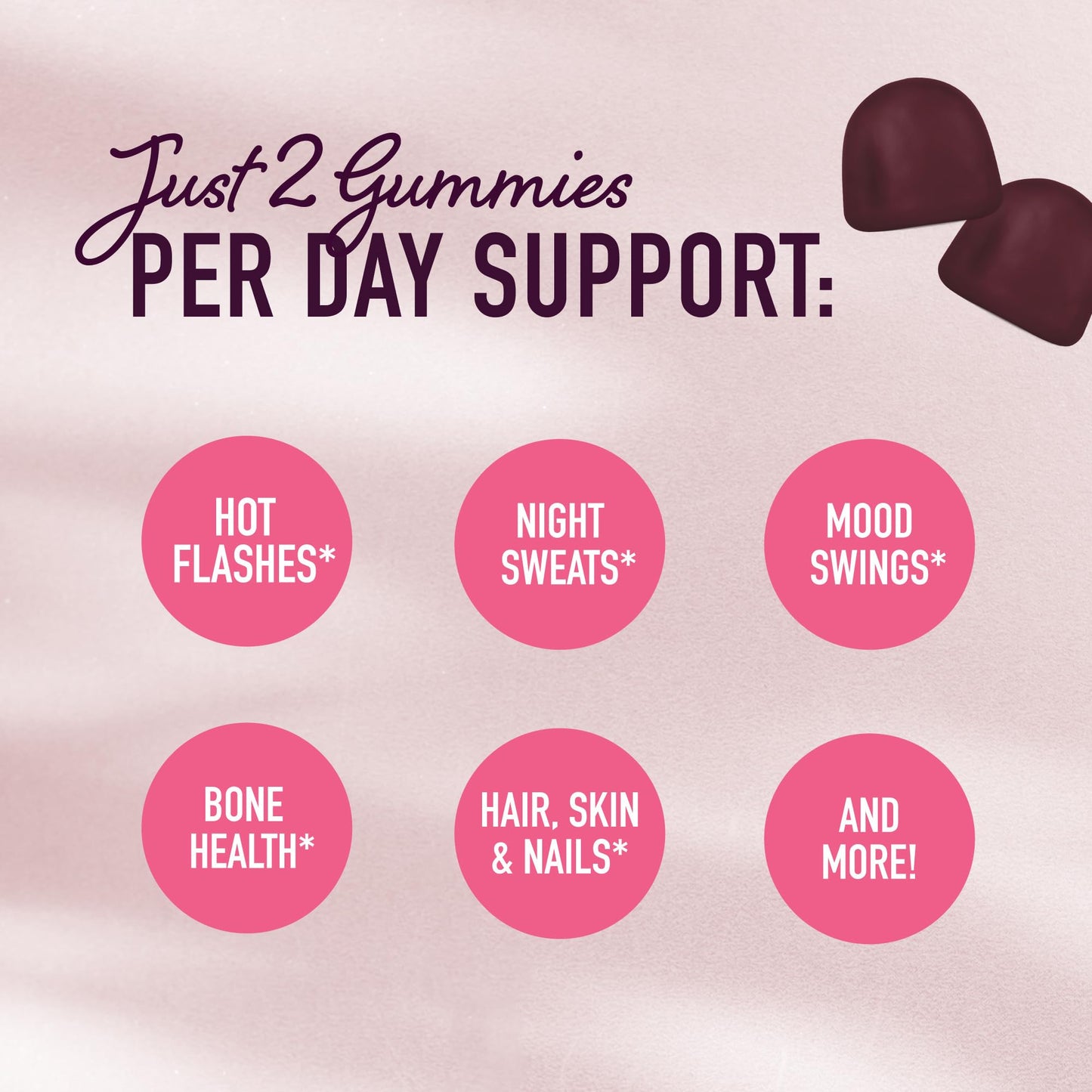 Menopause Support Gummies | Hormone Balance Relief for Hot Flashes & Mood | SMNutrition