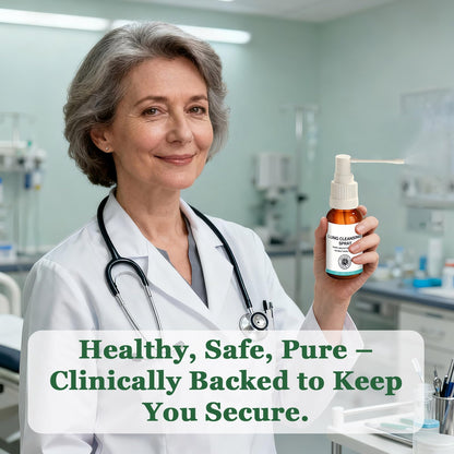 Organic Herbal Lung Cleansing Spray | Breath Easy, Mucus Relief
