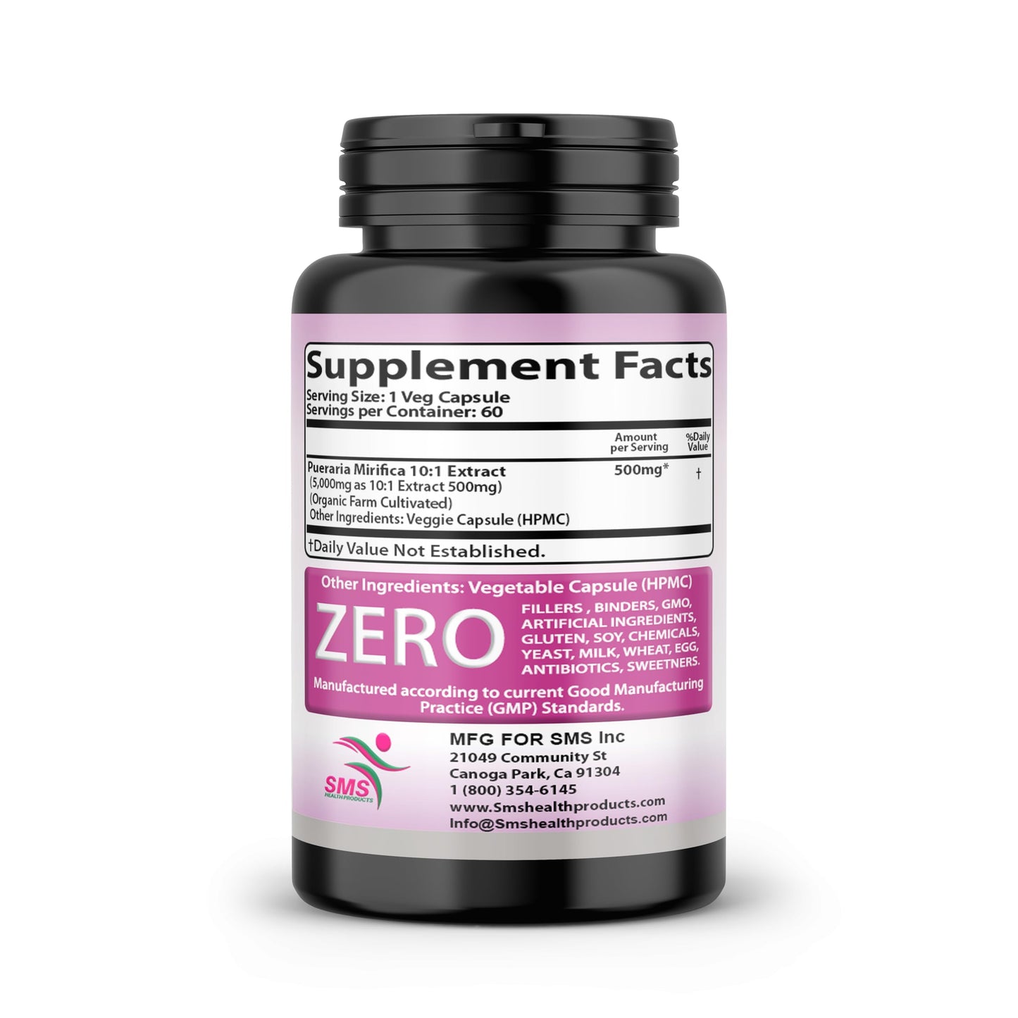 Feminizer Sex Change Capsules - Pueraria Mirifica Estrogen Complex for Trans Women | SMSHEALTHPRODUCTS.com