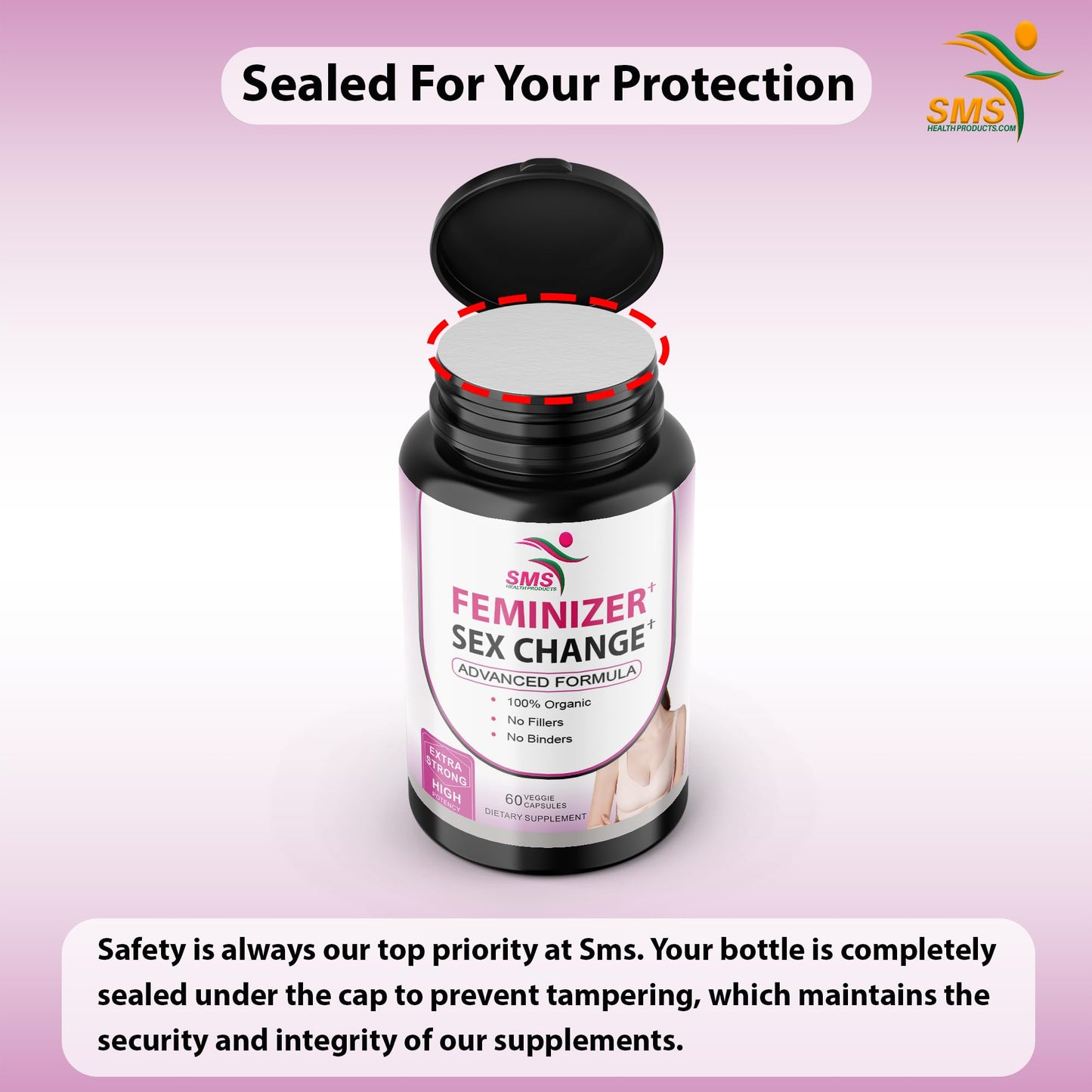 Feminizer Sex Change Capsules - Pueraria Mirifica Estrogen Complex for Trans Women | SMSHEALTHPRODUCTS.com