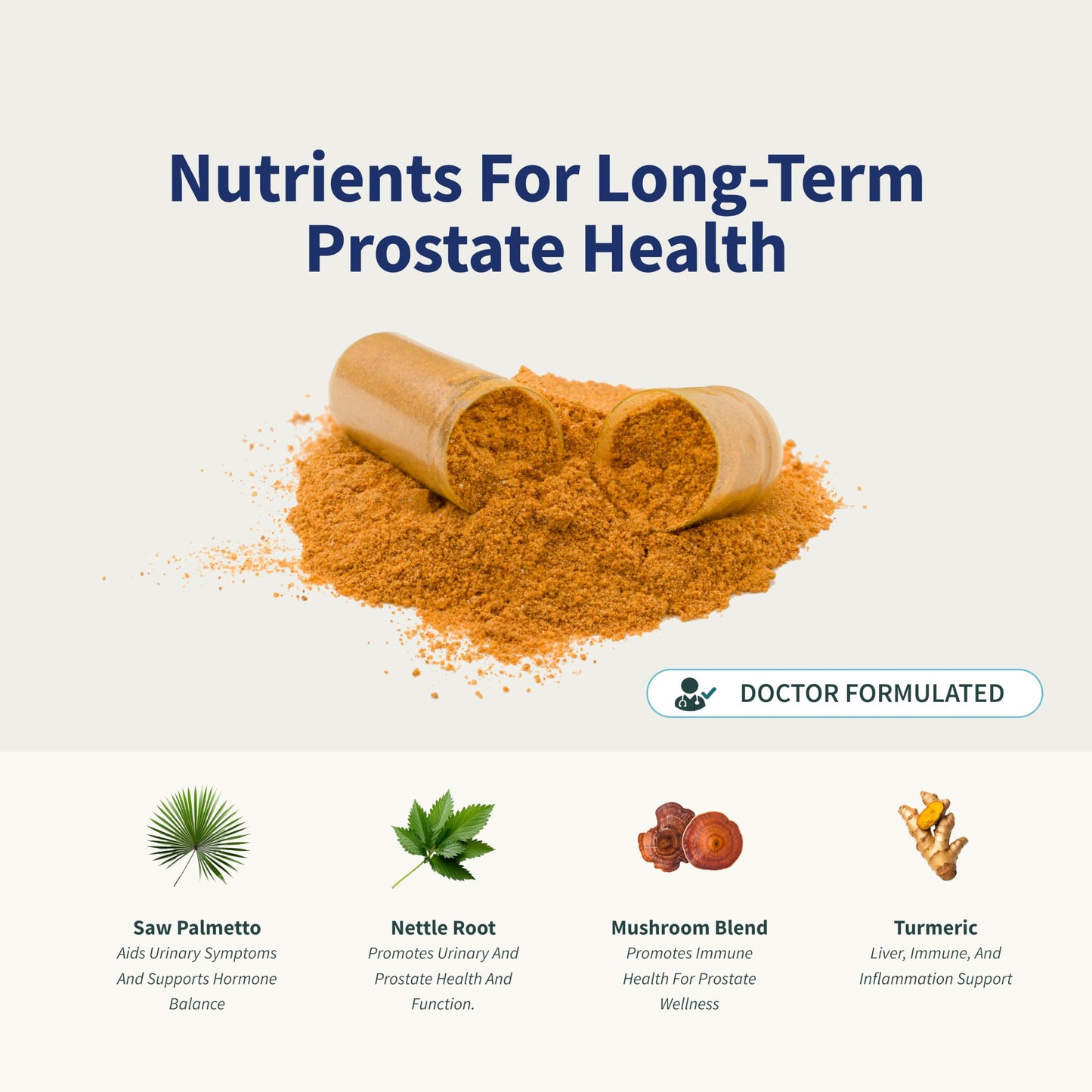 Snap Supplements Prostate Health with Saw Palmetto – DHT Blocker for Men, 90 Veggie Caps