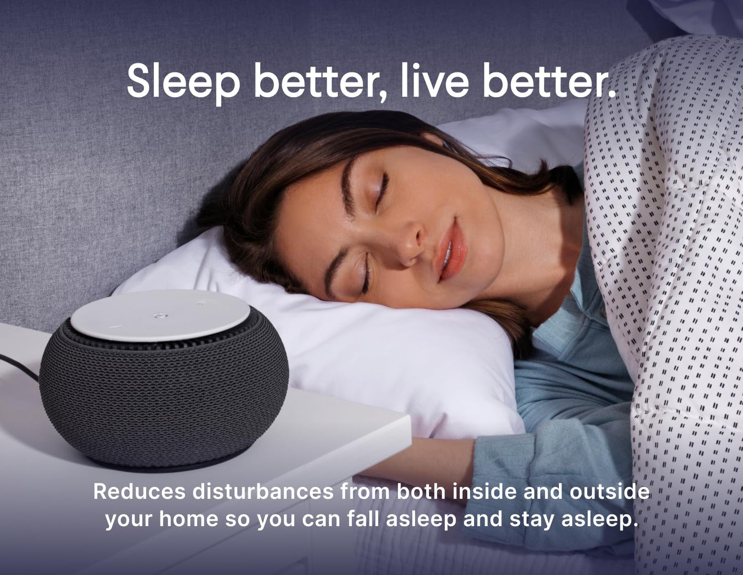 SNOOZ Smart White Noise Machine – Real Fan Inside, Non-Looping Sleep Aid (Charcoal)