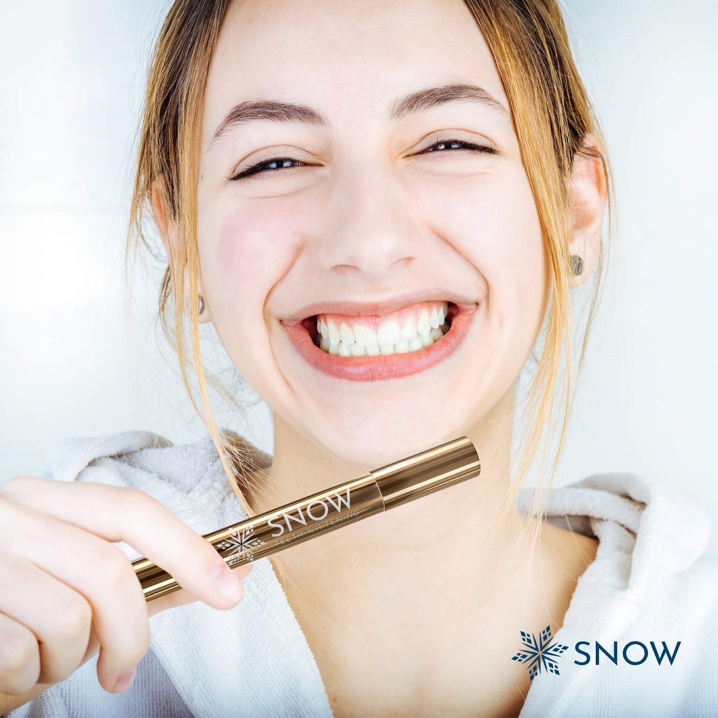 Snow Extra-Strength Teeth Whitening Serum – Whitening Pen with Potassium Nitrate & Hydroxyapatite – 1 Pack