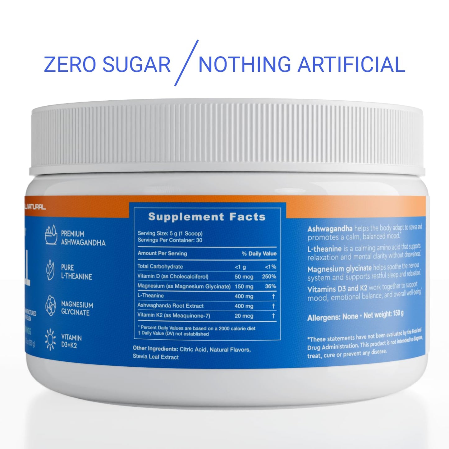 VERUS NUTRITION SoChill Powdered Drink Mix – Tropical Drift (Blackberry Peach) | No Sugar | Relaxation & Mood Support