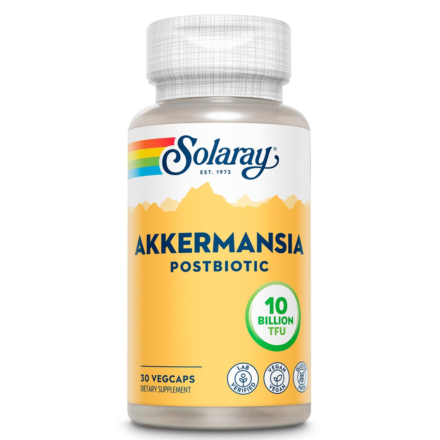 Solaray Akkermansia Postbiotic Akk11 – 10B TFU for Gut Health | Vegan & GF