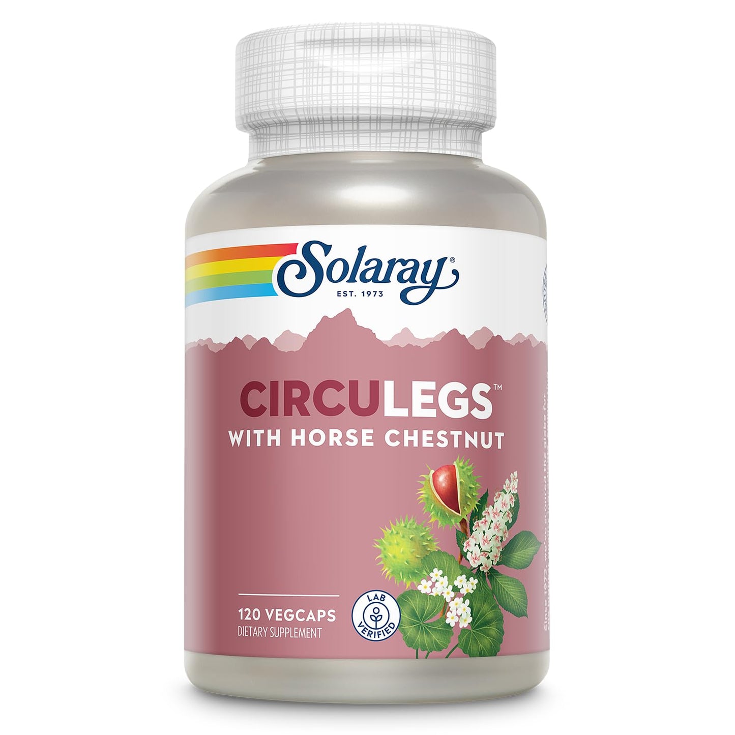 SOLARAY CircuLegs – Vein Support with Horse Chestnut, Gotu Kola & Butcher's Broom