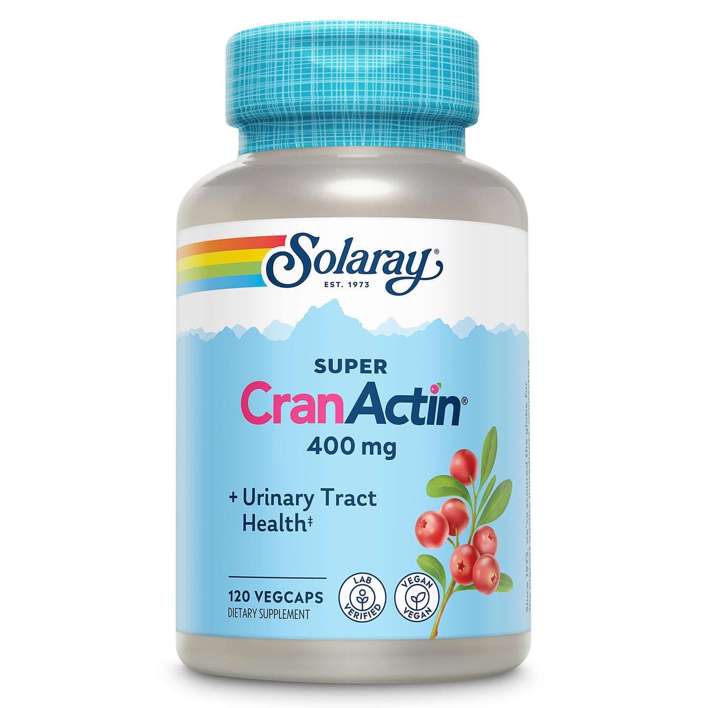 SOLARAY Super CranActin Cranberry Extract 400mg Urinary Tract Support