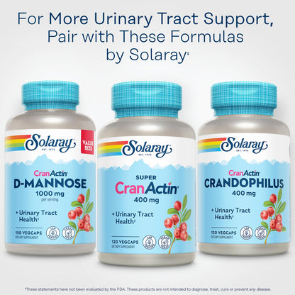 SOLARAY Super CranActin Cranberry Extract 400mg Urinary Tract Support