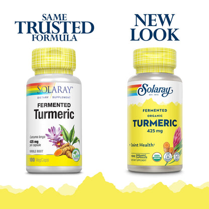 SOLARAY Fermented Turmeric Root 500mg | 100 VegCaps