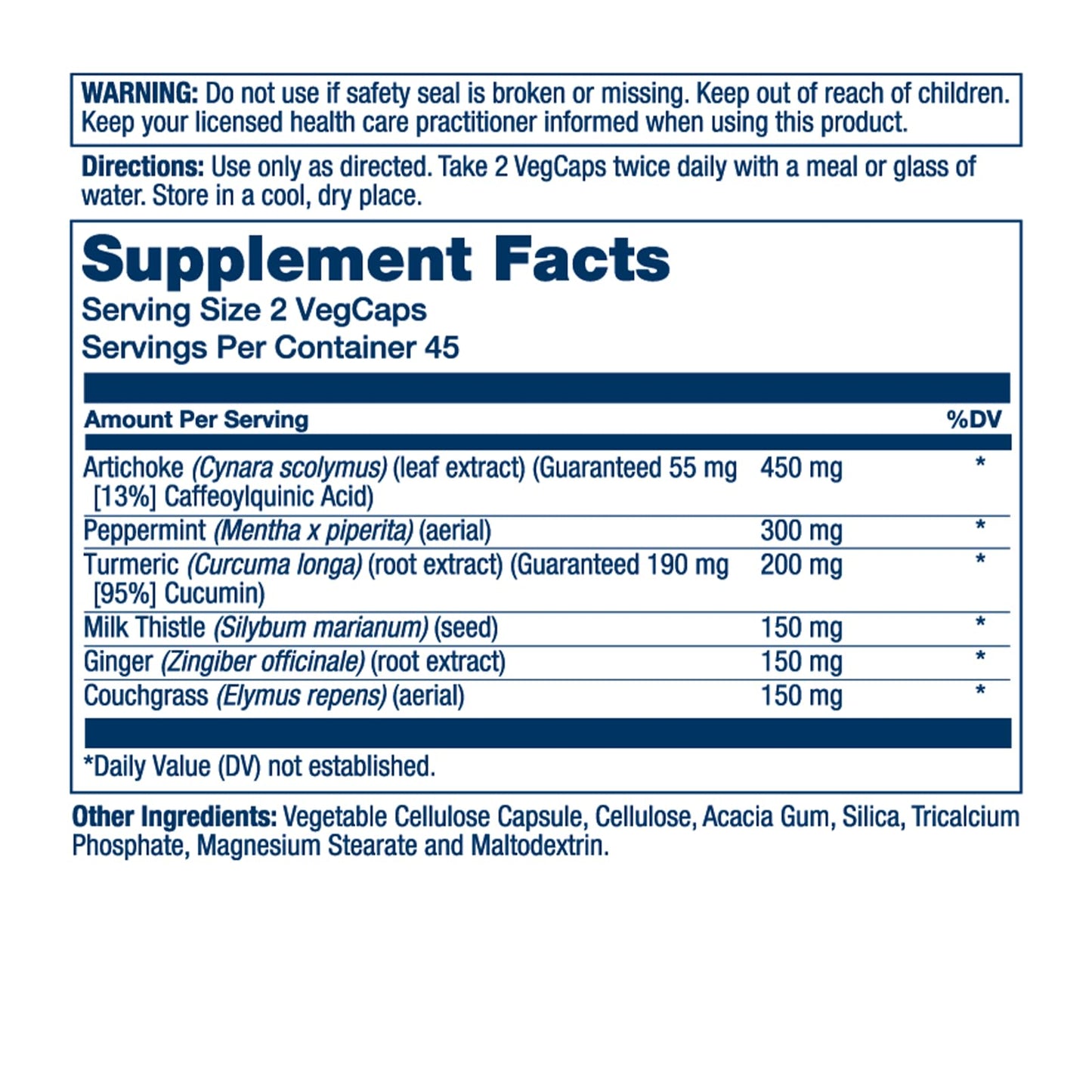 SOLARAY Gallbladder Support Formula | Healthy Gallbladder & Liver Support | 30 Servings | 90 VegCaps