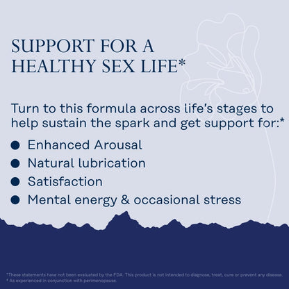 SOLARAY Libido Life Stages – Natural Lubrication & Libido Support for Women | Shatavari, Fenugreek, Ashwagandha | 60 VegCaps