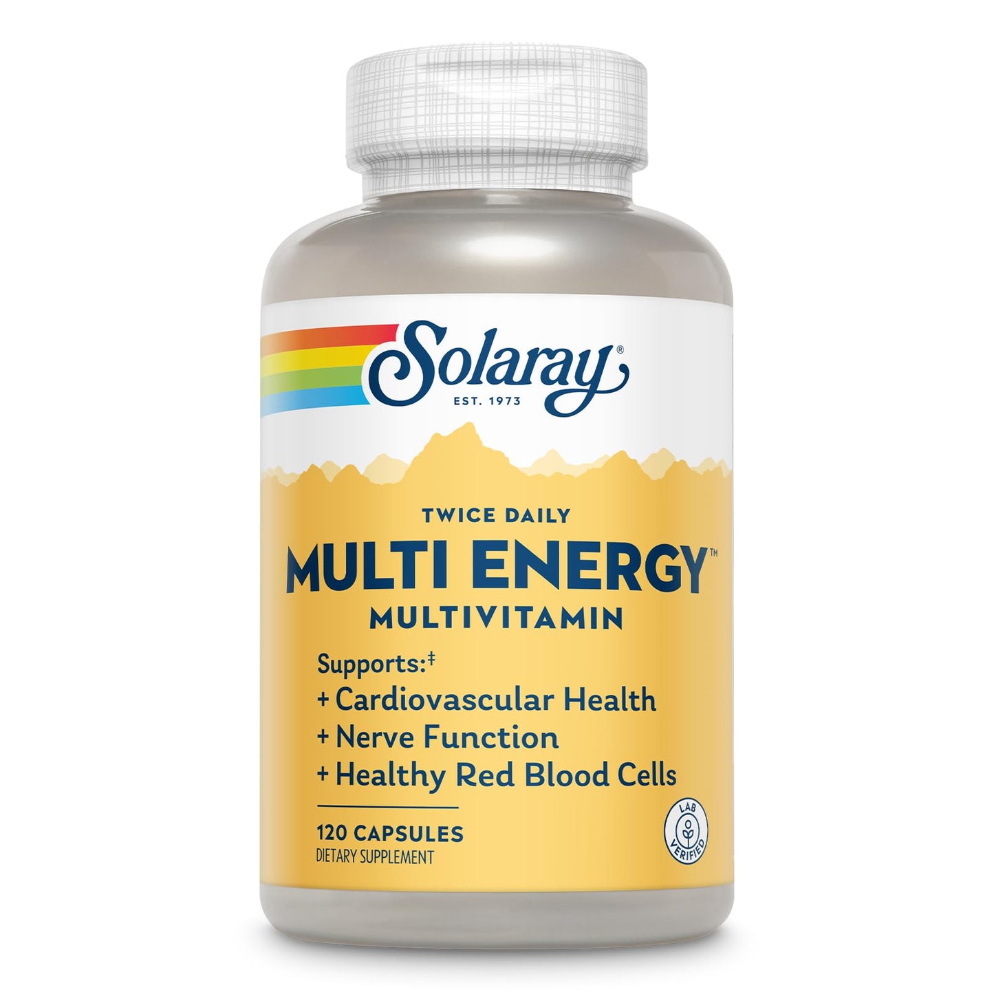 Solaray Multi Energy Two Daily Capsule (Bottle-Plastic) 120ct