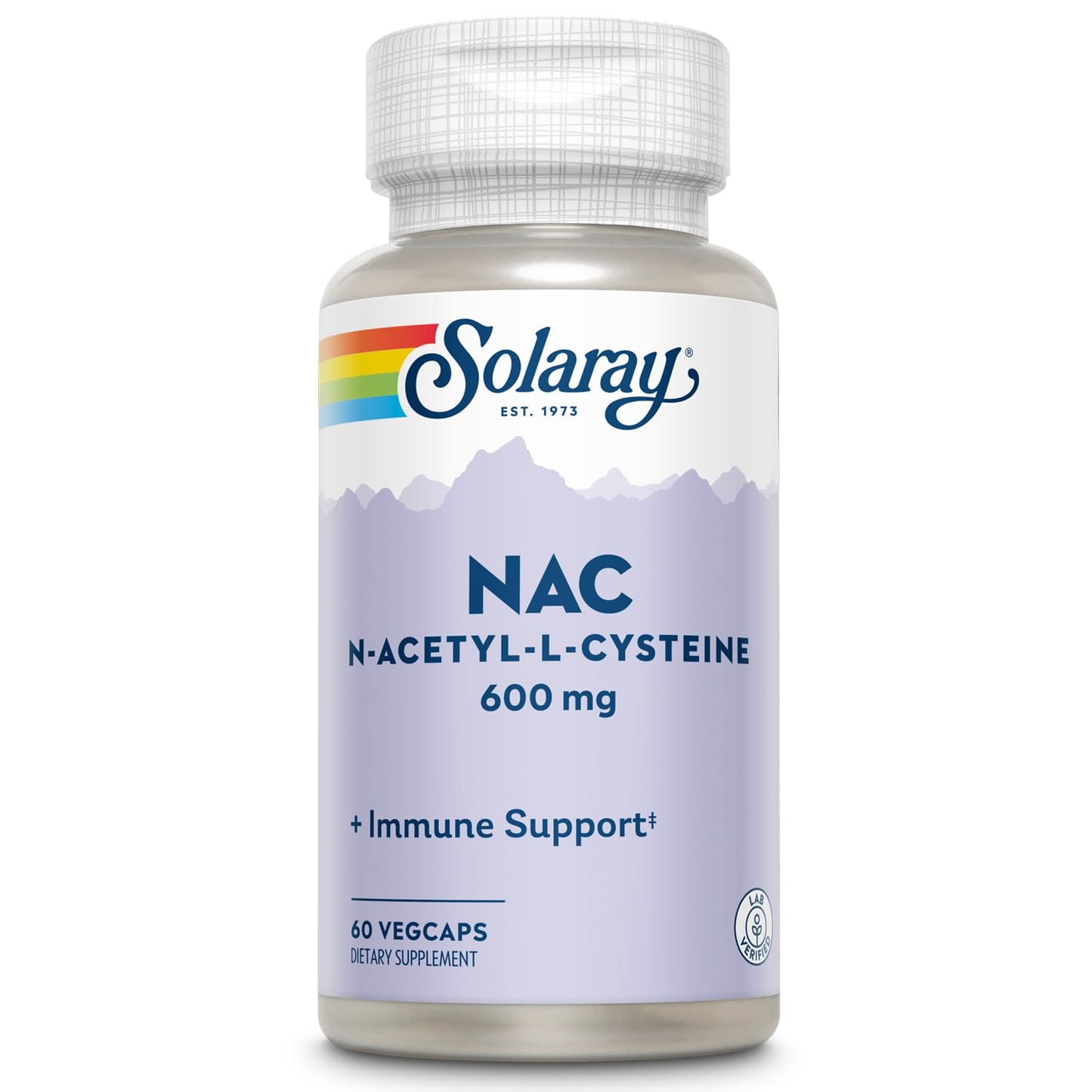 SOLARAY NAC 600 mg – N-Acetyl Cysteine for Immune Support