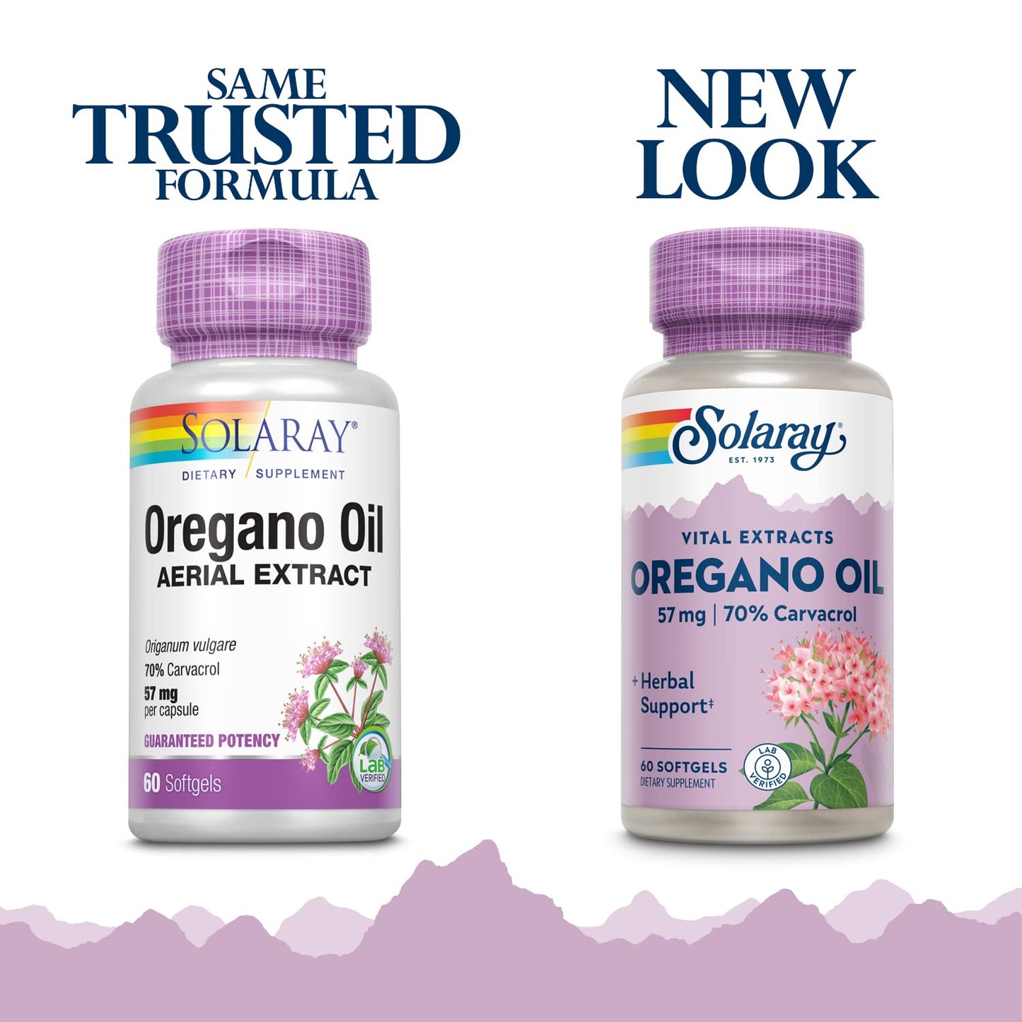 SOLARAY Oregano Oil 57 mg Softgels – Oil of Oregano with 70% Carvacrol