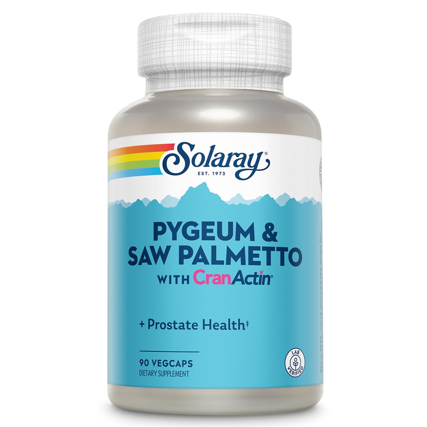 Solaray Pygeum & Saw Palmetto with Cranactin – Prostate Support, 90 Count