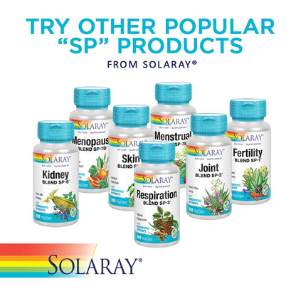 SOLARAY SP-7C Female Hormone Blend | Black Cohosh, Dong Quai, Passion Flower & Wild Yam | 100 VegCaps, 50 Serv.