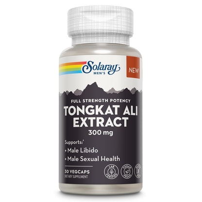 SOLARAY Tongkat Ali Extract 300mg – Male Enhancement & Libido Support (Vegan, Gluten-Free)
