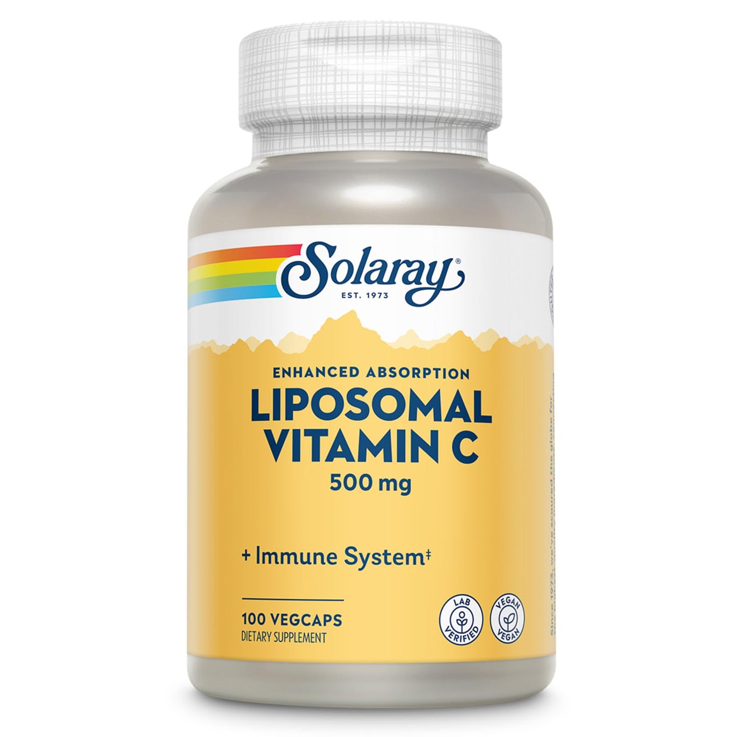 SOLARAY Liposomal Vitamin C 500mg – Immune Support, Vegan