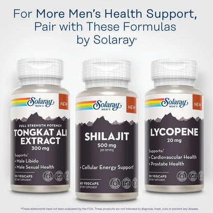 SOLARAY Shilajit 500 mg for Men – PrimaVie Himalayan Shilajit | Vegan & Gluten Free