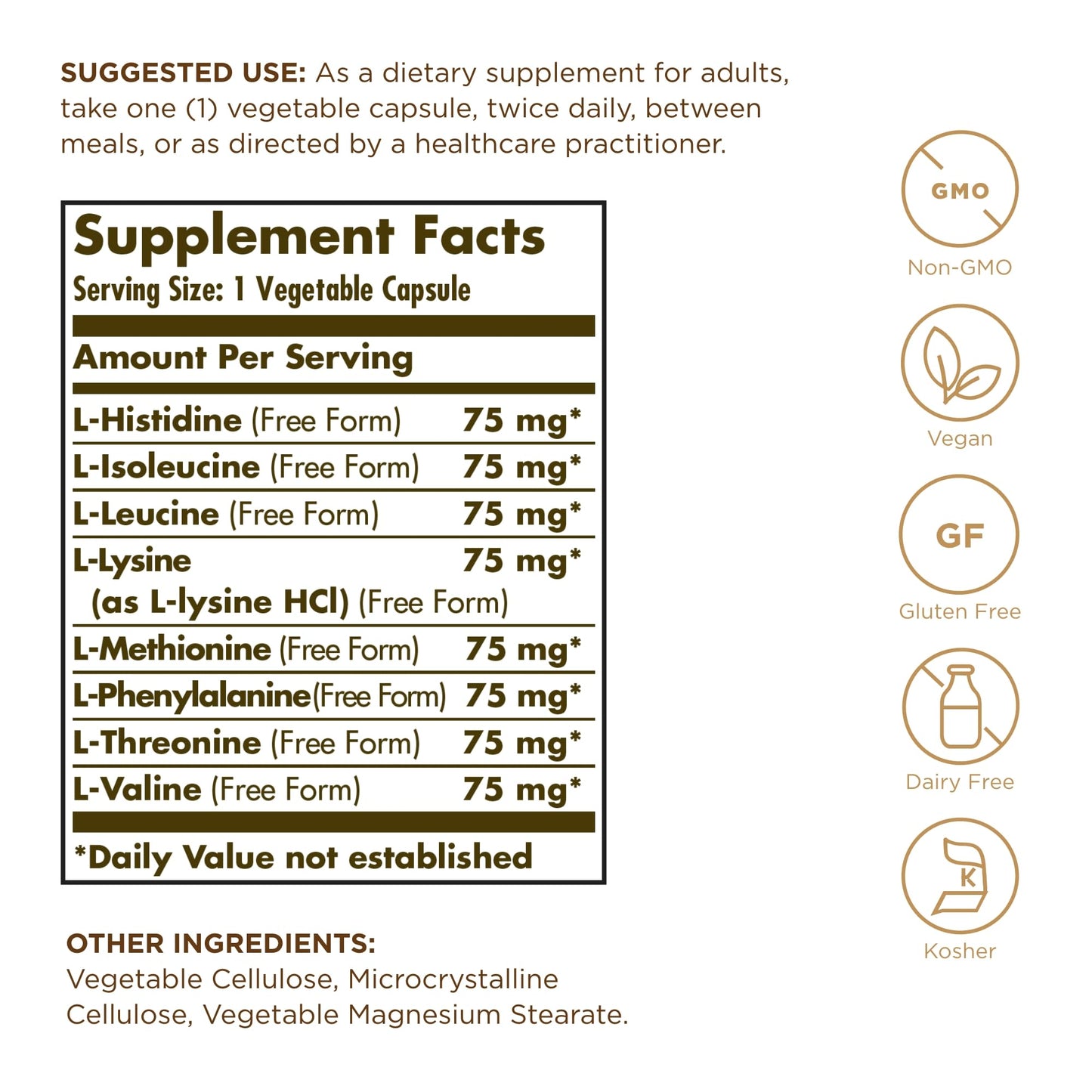Solgar Essential Amino Complex – 180 Servings (2x90), Vegan, Non-GMO, Gluten Free