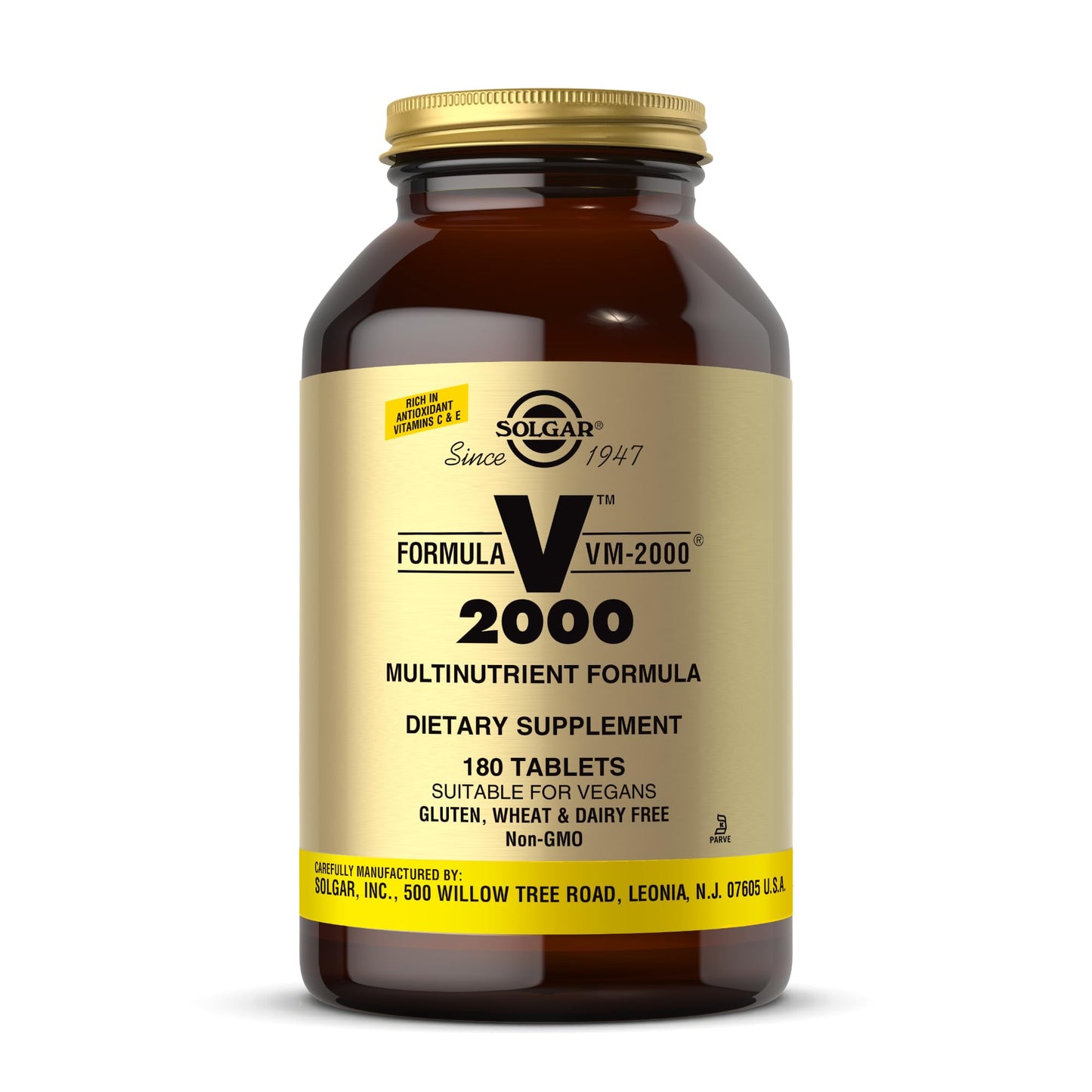 Solgar Formula VM 2000 Multinutrient System – 180 Count