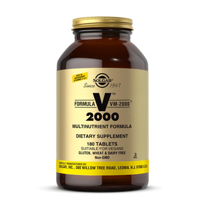 Solgar Formula VM 2000 Multinutrient System – 180 Count