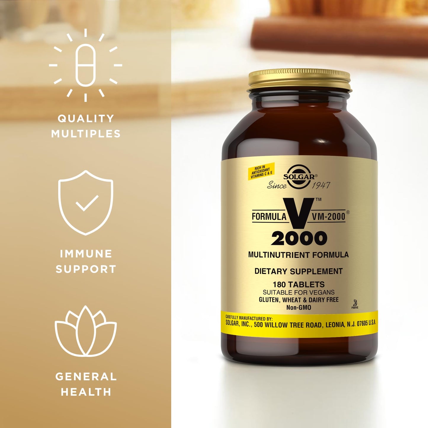 Solgar Formula VM 2000 Multinutrient System – 180 Count