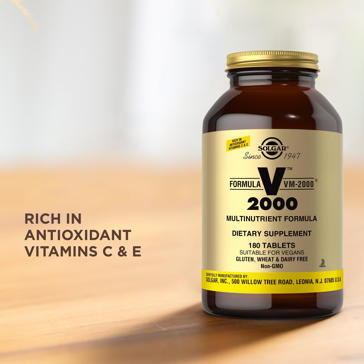 Solgar Formula VM 2000 Multinutrient System – 180 Count