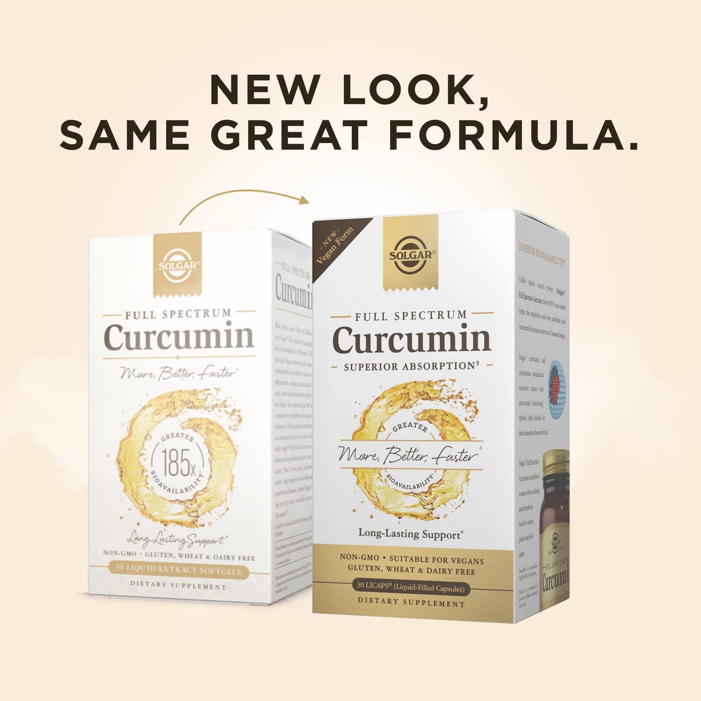 Solgar Full Spectrum Curcumin LiCaps - 30 Servings | Superior Absorption, Brain & Immune Health